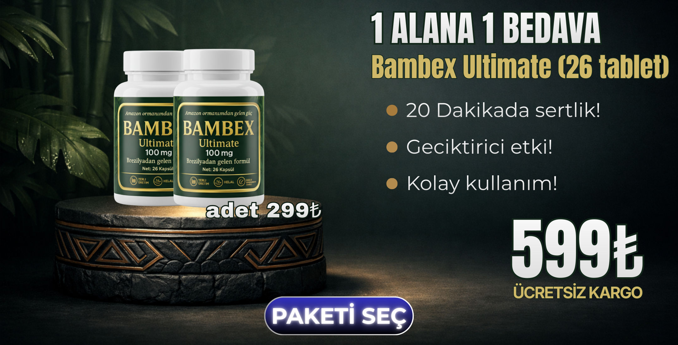 Bambex Ultimate Tablet 1+1 Kutu